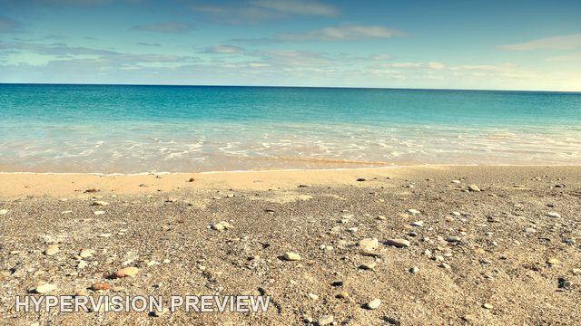 Abstract of Beach Layers and a Turquoise Horizon