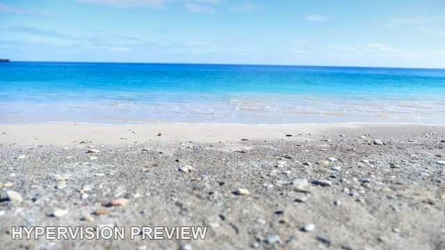 Abstract of Shell-Strewn Shore and Blue Water