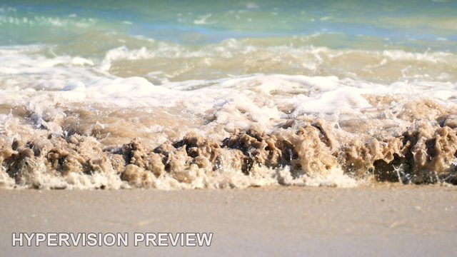 Abstract of a Small Wave Breaking on Sand