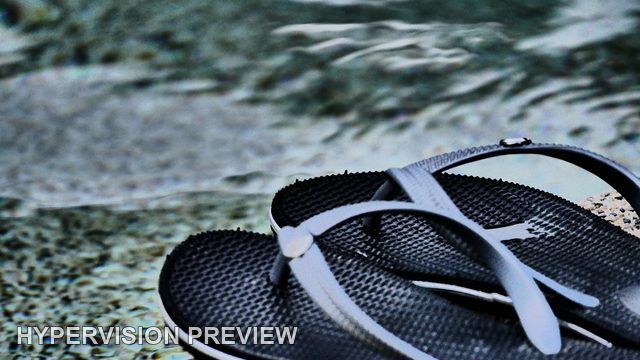 Poolside Thongs in a Desaturated Treatment