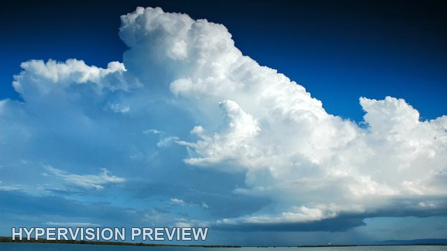 Towering White Cloud Above Southern Moreton Bay