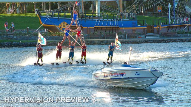 Historic Sea World Water-Ski Pyramid and Show Boat