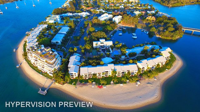 Culgoa Point Apartments Around a Sandy Peninsula