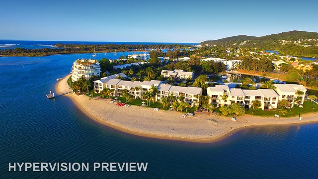 Culgoa Point Curving Beach and Waterfront Homes