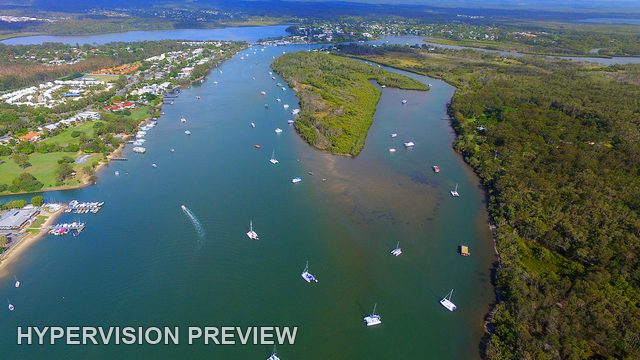 Long Wooded Island and River Moorings