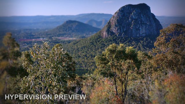 Mount Tibrogargan with Cool Tones and Soft Foreground