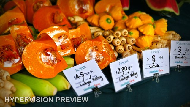 Cut Pumpkins and Handwritten Market Prices