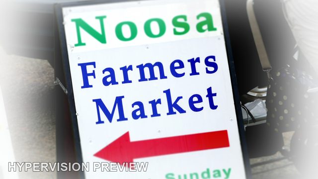 Noosa Farmers Market Direction Sign