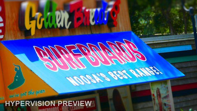 Bright Surfboard Shop Awning