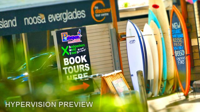 Tour Booking Board Behind Soft Green Foliage