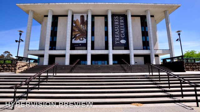National Library Entrance and Broad Steps
