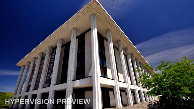 National Library Roofline and Colonnade
