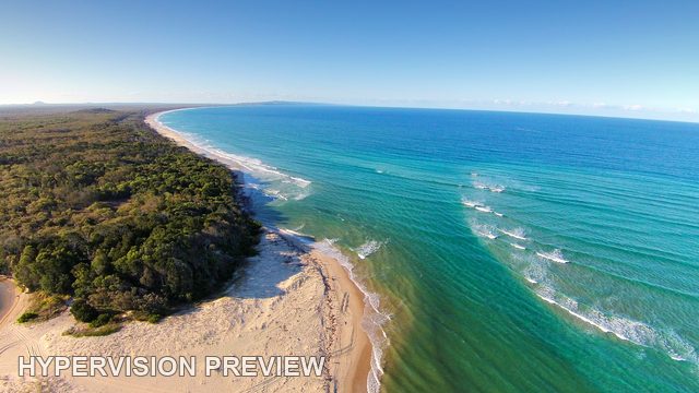 Sand Spit and Ocean Beach at Noosa North Shore