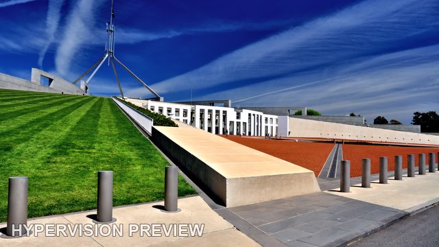 Parliament House Lawn and Flagmast