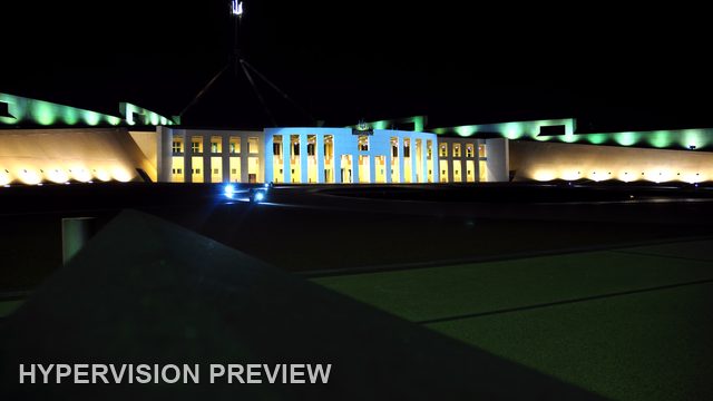 Parliament House Illuminated at Night