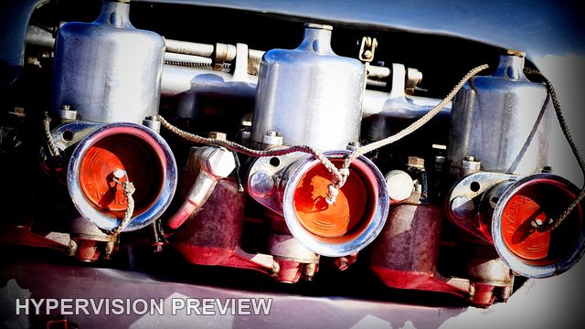 Three Boat Engine Air Intakes - Colour