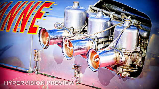 Chrome Intake Trumpets on a Boat Engine - Colour Detail Treatment